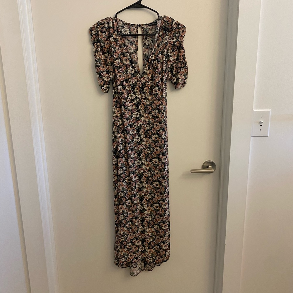 Abercrombie & Fitch Floral Midi Dress